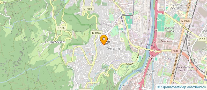 localisation de l'entreprise BROWNIEGREEN à SEYSSINS