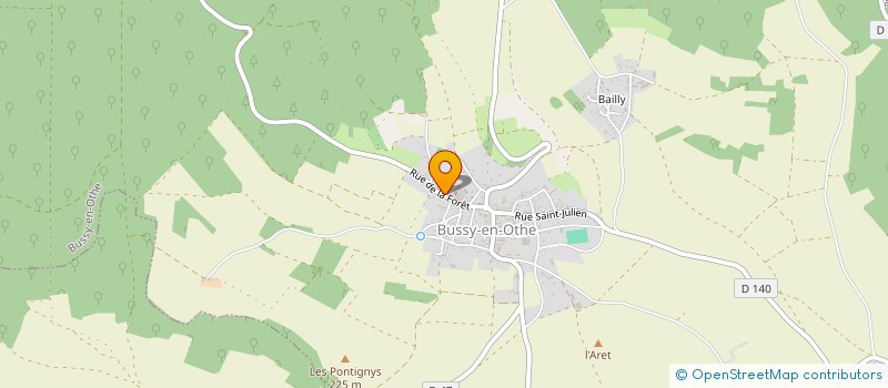 localisation de l'entreprise BROYAGE ICAUNAIS DE DECHETS VERTS  BUSSY-EN-OTHE