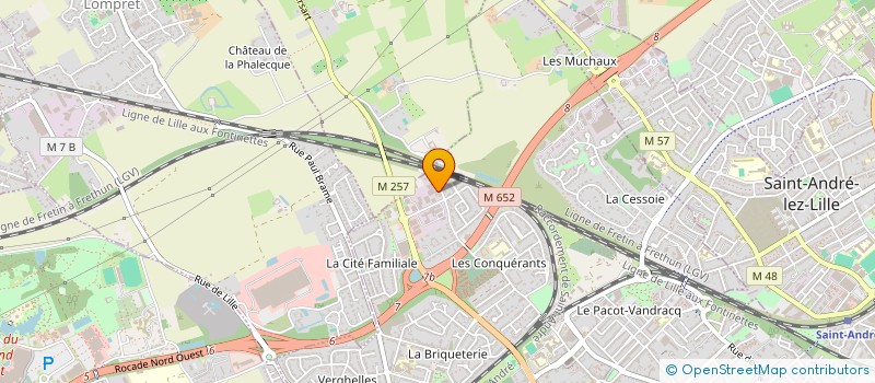 localisation de l'entreprise BROYE DU POITOU à LAMBERSART