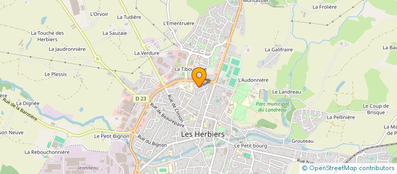 localisation de l'entreprise BROZ'H  CHANVERRIE