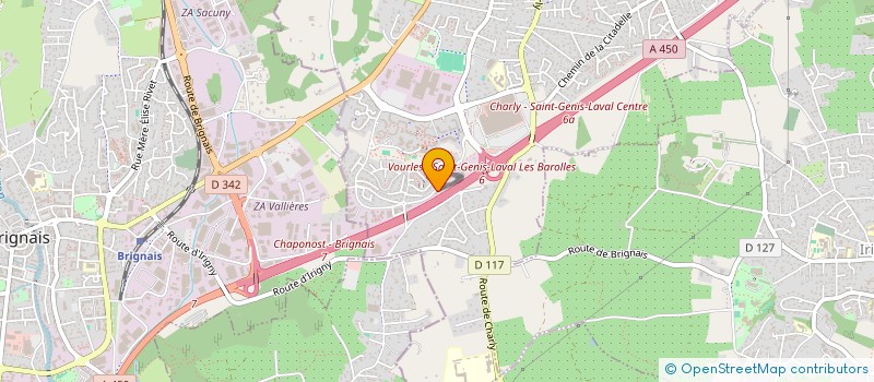 localisation de l'entreprise BROZAM  SAINT-GENIS-LAVAL