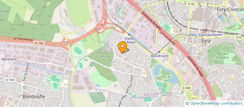 localisation de l'entreprise BROZTAKTIK  EVRY-COURCOURONNES