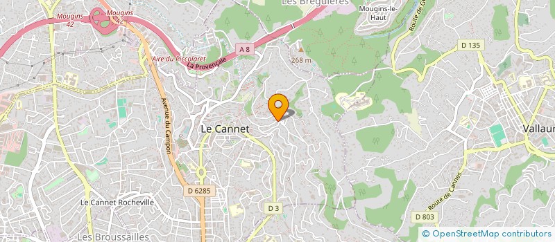 localisation de l'entreprise BROZZERS GROUP à LE CANNET