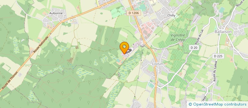 localisation de l'entreprise BRP  DOUVAINE