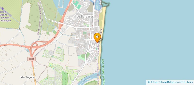 localisation de l'entreprise BRP  LE BARCARES