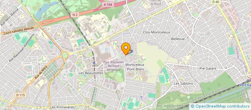 localisation de l'entreprise BRP à SEVRAN