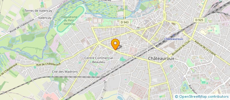 localisation de l'entreprise BRP à CHATEAUROUX