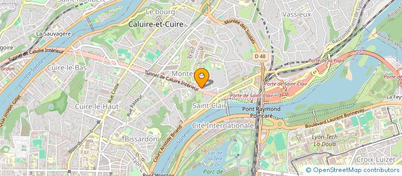 localisation de l'entreprise BRP CALUIRE à CALUIRE-ET-CUIRE