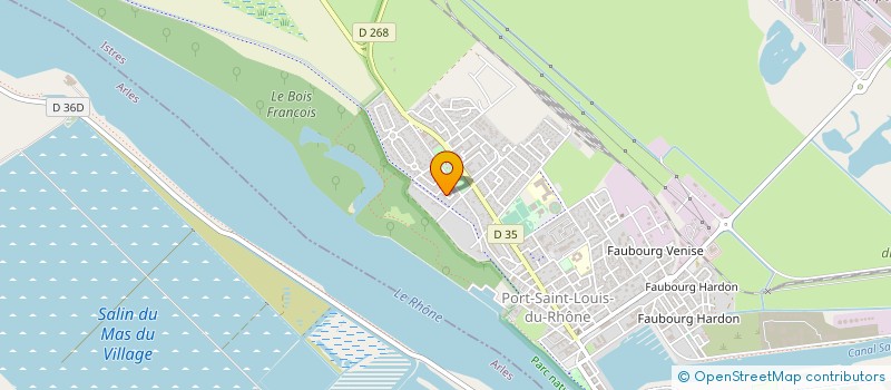localisation de l'entreprise BRP-CHROMATIQUE à PORT-SAINT-LOUIS-DU-RHONE