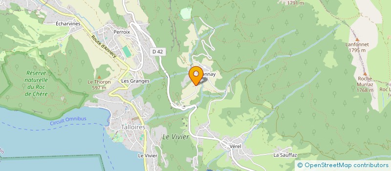 localisation de l'entreprise BRP HOME  TALLOIRES-MONTMIN