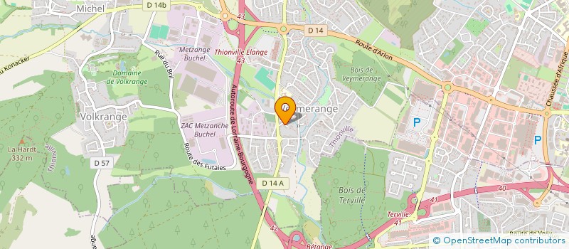 localisation de l'entreprise BRP RENOV  THIONVILLE