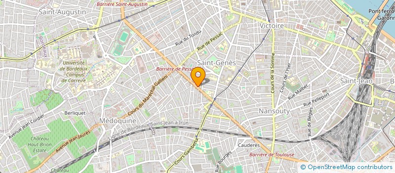 localisation de l'entreprise BRPBD  GRADIGNAN