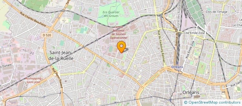 localisation de l'entreprise BRPH INVEST à ORLEANS