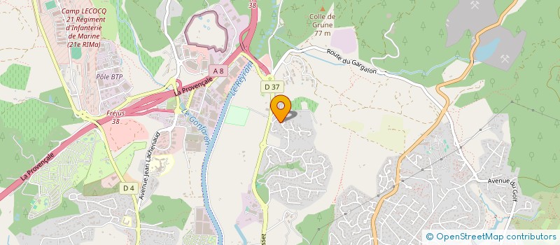 localisation de l'entreprise BRPO CHAVILLE à FREJUS