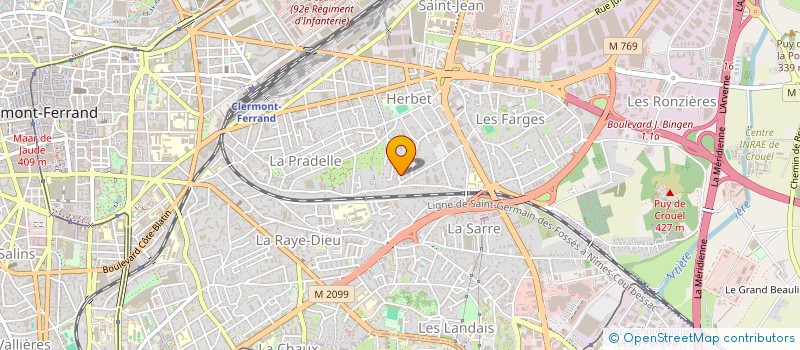 localisation de l'entreprise BRR  CLERMONT-FERRAND