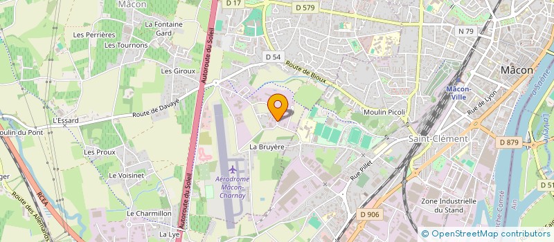 localisation de l'entreprise BRR ASSOCIES à CHARNAY-LES-MACON