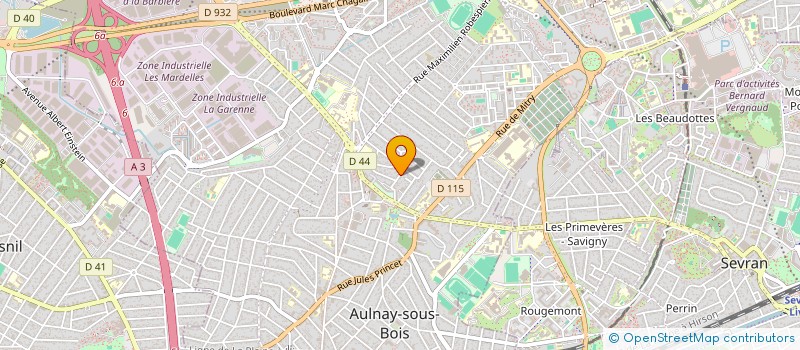 localisation de l'entreprise BRS 02100 à AULNAY-SOUS-BOIS