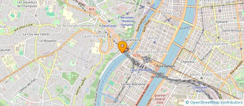 localisation de l'entreprise BRS à LYON