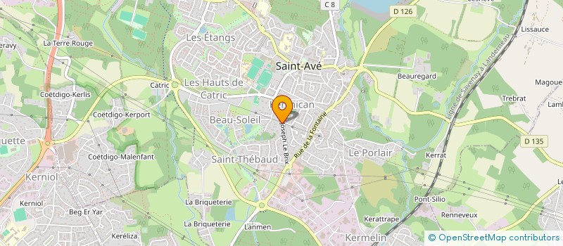 localisation de l'entreprise BRS  SAINT-AVE