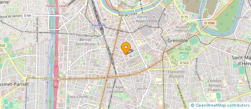 localisation de l'entreprise BRS  GRENOBLE