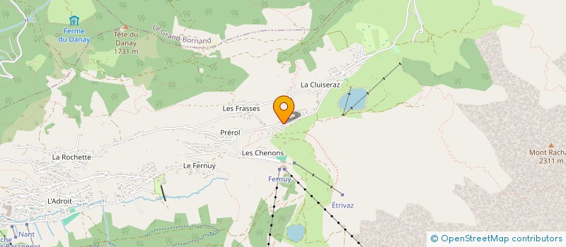 localisation de l'entreprise BRS 8992 à LA CLUSAZ