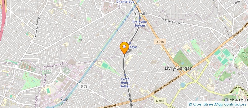 localisation de l'entreprise BRS à LIVRY-GARGAN