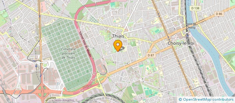 localisation de l'entreprise BRS à THIAIS