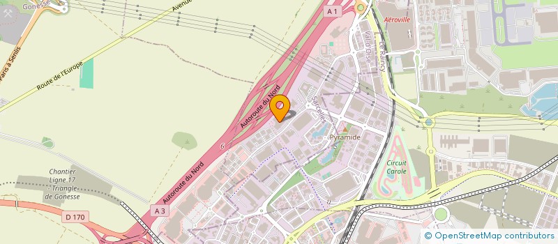 localisation de l'entreprise BRS FRANCE  ROISSY-EN-FRANCE