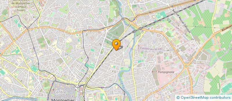 localisation de l'entreprise BRS NATURE ET ENVIRONNEMENT à MONTPELLIER