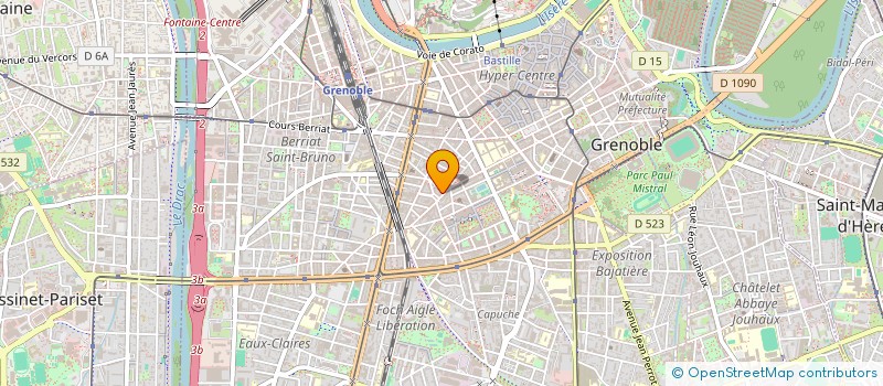 localisation de l'entreprise BRS PATRIMOINE à GRENOBLE