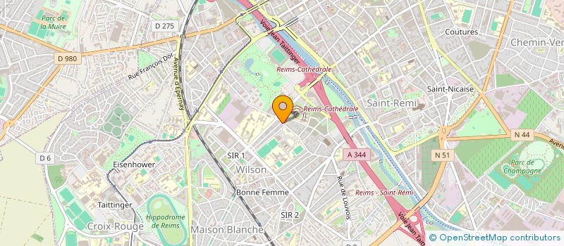 localisation de l'entreprise BRS SERVICES  MAUBEUGE