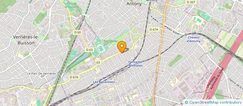localisation de l'entreprise BRS1 à ANTONY