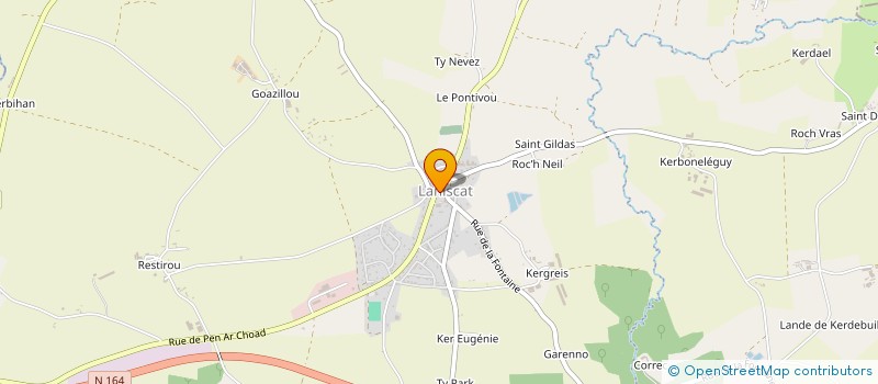 localisation de l'entreprise BRSB ANIMATIONS  BON REPOS SUR BLAVET