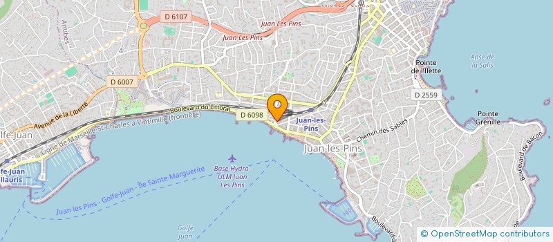 localisation de l'entreprise BRT à ANTIBES