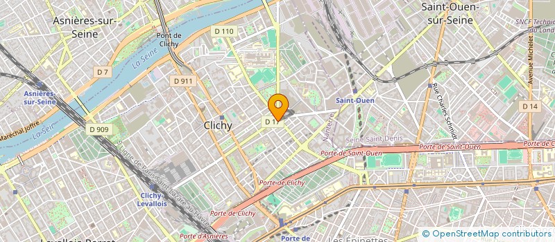 localisation de l'entreprise BRT à CLICHY