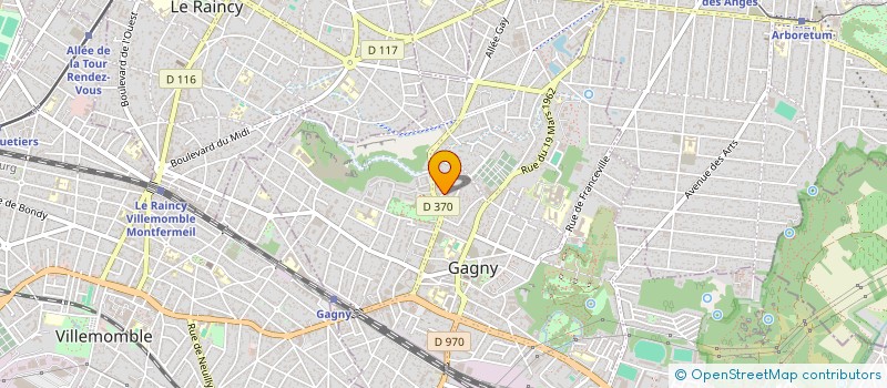 localisation de l'entreprise BRT à GAGNY