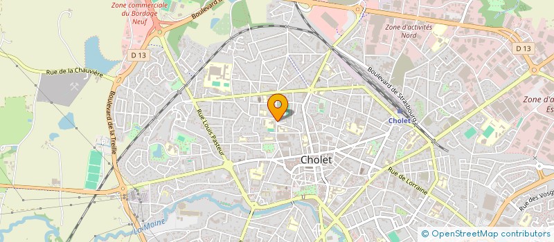localisation de l'entreprise BRT BATIMENT RENOVATION TERRAIN à CHOLET
