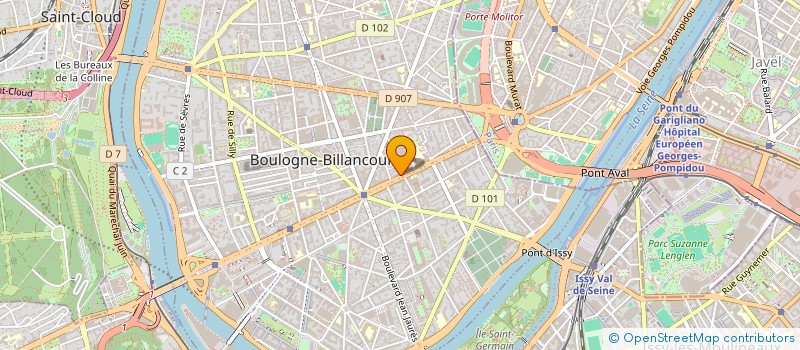 localisation de l'entreprise BRT COMMUNICATIONS à BOULOGNE-BILLANCOURT
