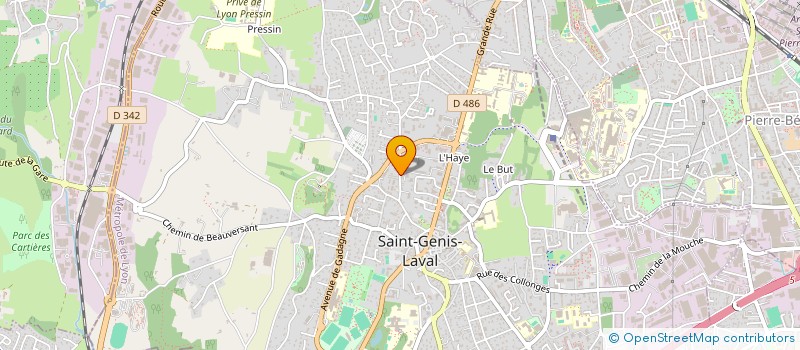 localisation de l'entreprise BRT EURL à SAINT-GENIS-LAVAL