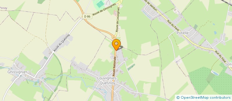 localisation de l'entreprise BRTH à LOUVIGNIES-QUESNOY