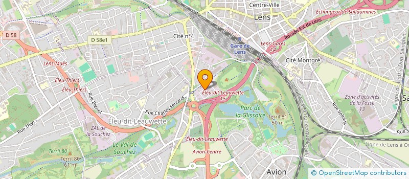 localisation de l'entreprise BRTN DISTRIBUTION  LENS