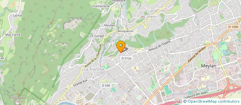 localisation de l'entreprise BRU ANESTHESIE  CORENC