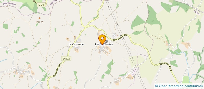 localisation de l'entreprise BRU ARMAND ET ODILE  LE VIBAL