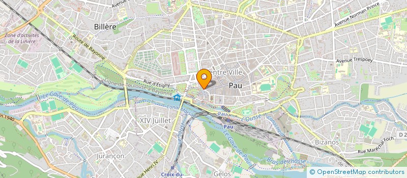 localisation de l'entreprise BRU FRERES à PAU