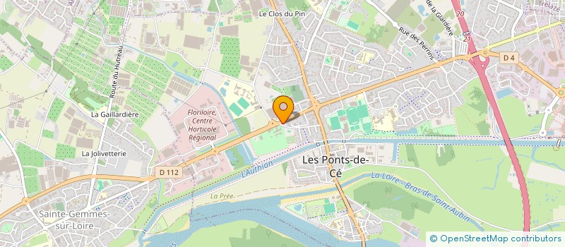 localisation de l'entreprise BRU TRANSPORTS SERVICES à LES PONTS-DE-CE