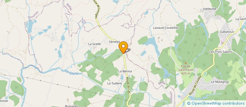 localisation de l'entreprise BRUAND MENUISERIE AGENCEMENT BMA à SAINT-JOUVENT