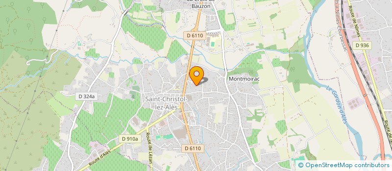 localisation de l'entreprise BRUANGE  SAINT-CHRISTOL-LEZ-ALES