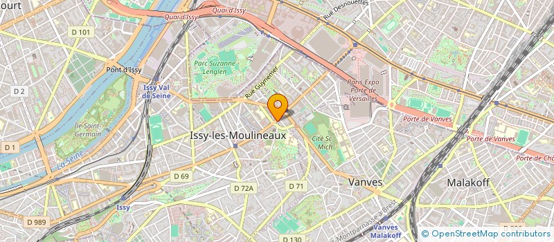 localisation de l'entreprise BRUANT-MARIN CONSULTANT à ISSY-LES-MOULINEAUX