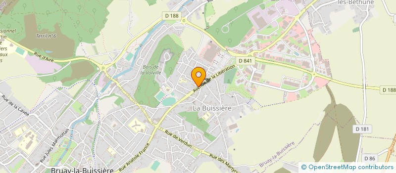 localisation de l'entreprise BRUAY VAL AUTO à BRUAY-LA-BUISSIERE