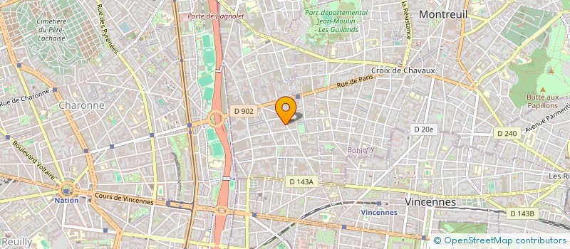 localisation de l'entreprise BRUBAKA BARBE à MONTREUIL